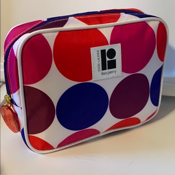Estee Lauder Handbags - 🆕 Estee Lauder by Lisa Perry cosmetic bag